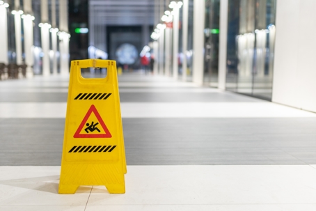 Wet floor sign